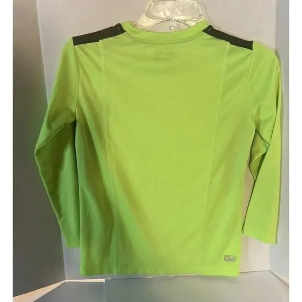 Fila Sport Kids Long Sleeve‎ Shirt Lime Green Small Medium